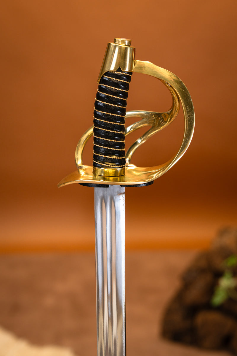 Napoleonic cuirassiers saber, semi-sharp