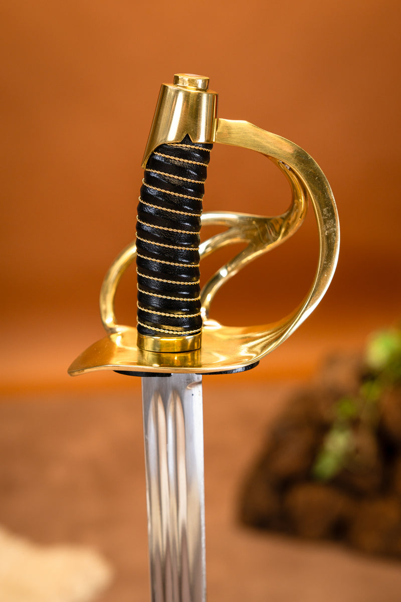 Napoleonic cuirassiers saber, semi-sharp