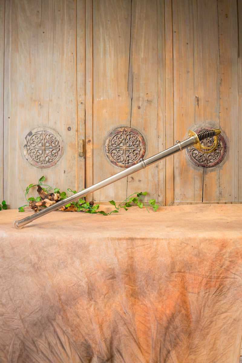 Napoleonic cuirassiers saber, semi-sharp