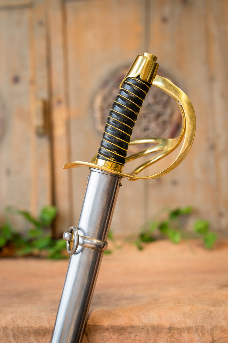 Napoleonic cuirassiers saber, semi-sharp