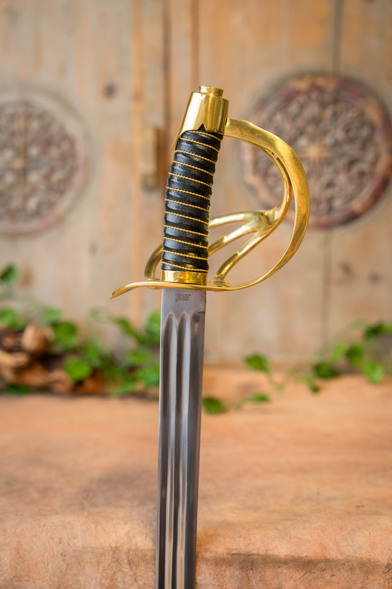 Napoleonic cuirassiers saber, semi-sharp