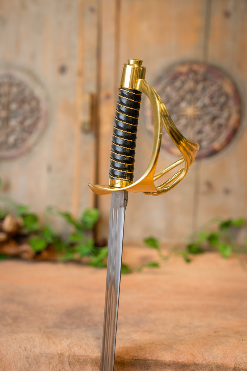 Napoleonic cuirassiers saber, semi-sharp