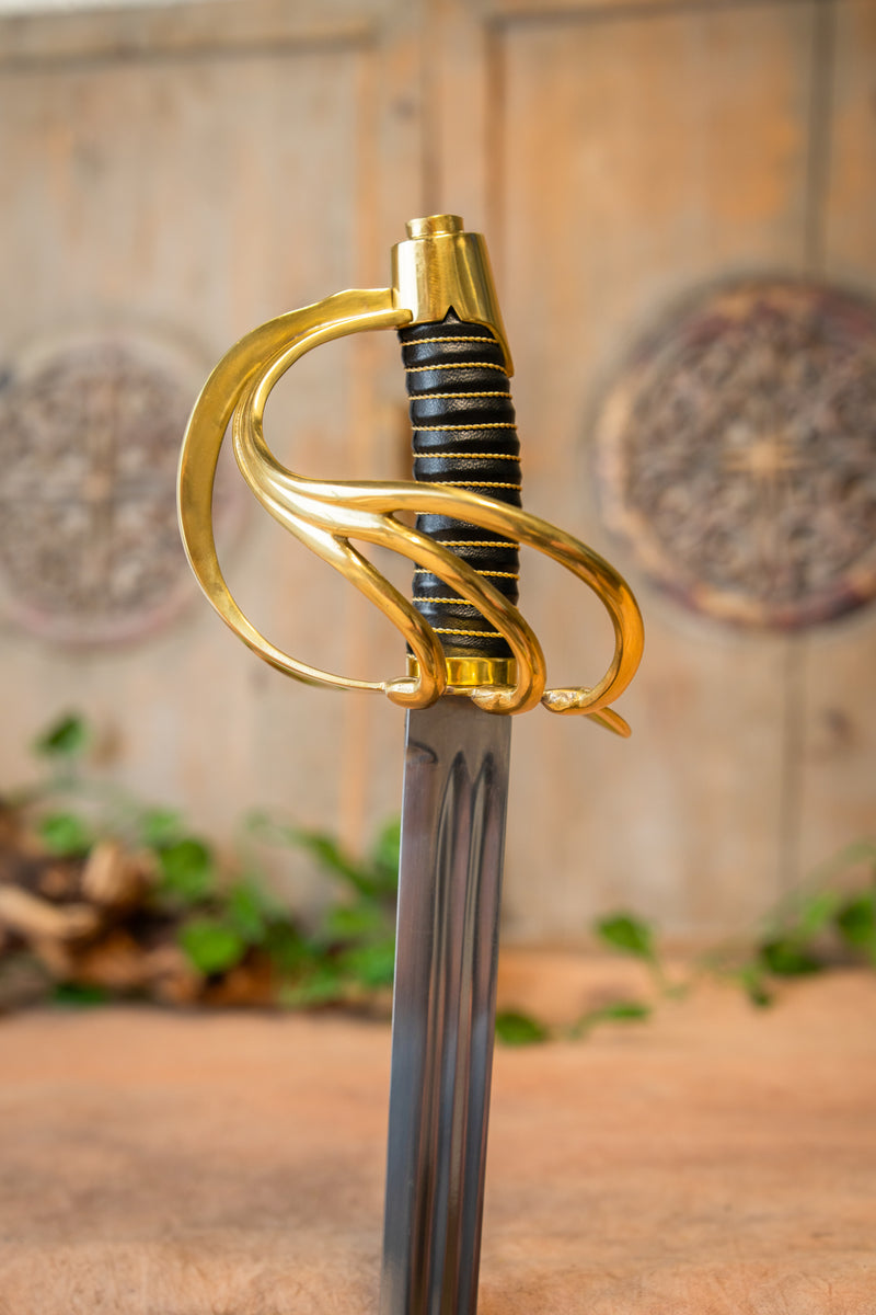 Napoleonic cuirassiers saber, semi-sharp