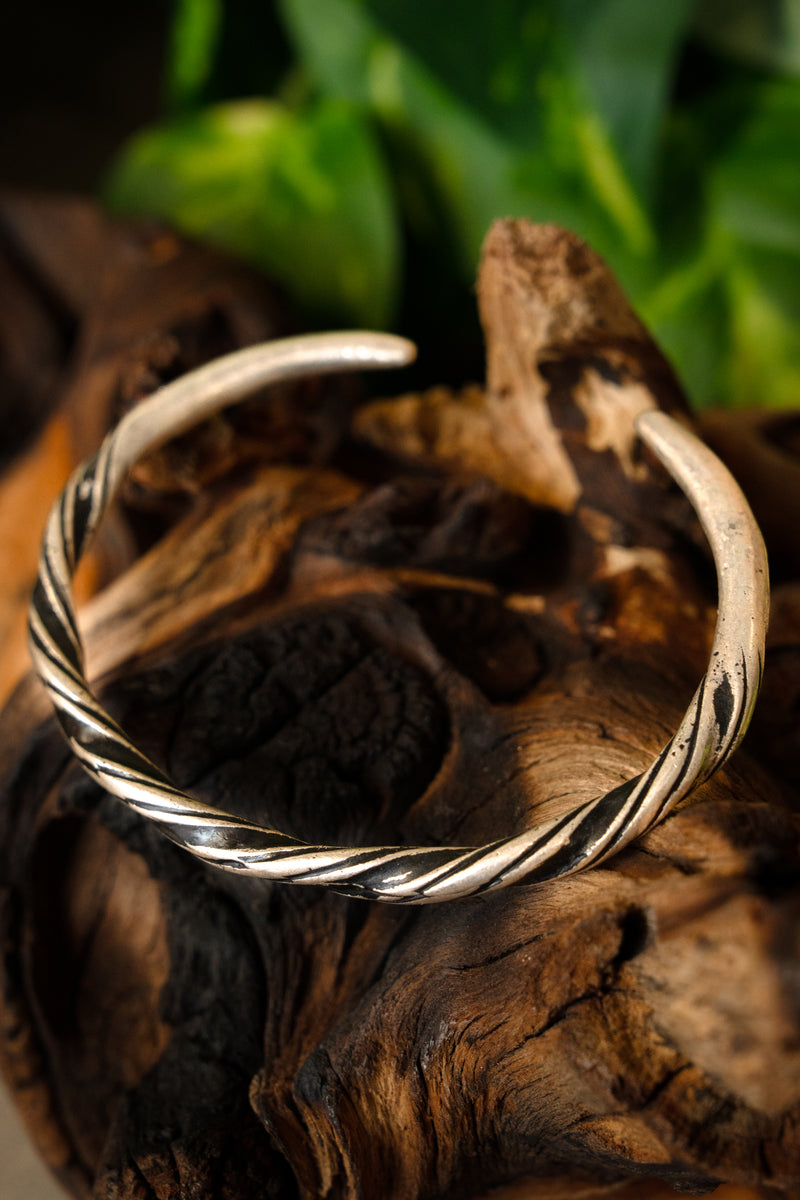 Viking armband Danelaw, verzilverd brons