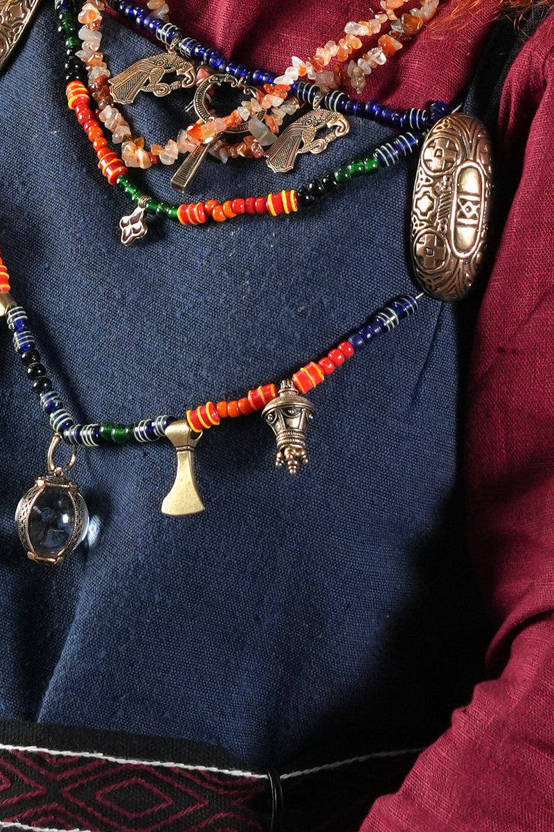 Germansk berlockhängsmycke, brons 