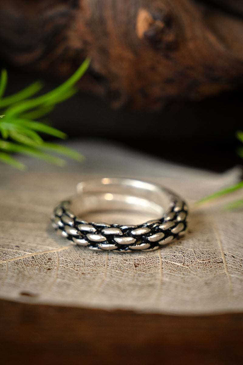 9e-10e eeuwse Vikingring, verzilverd brons