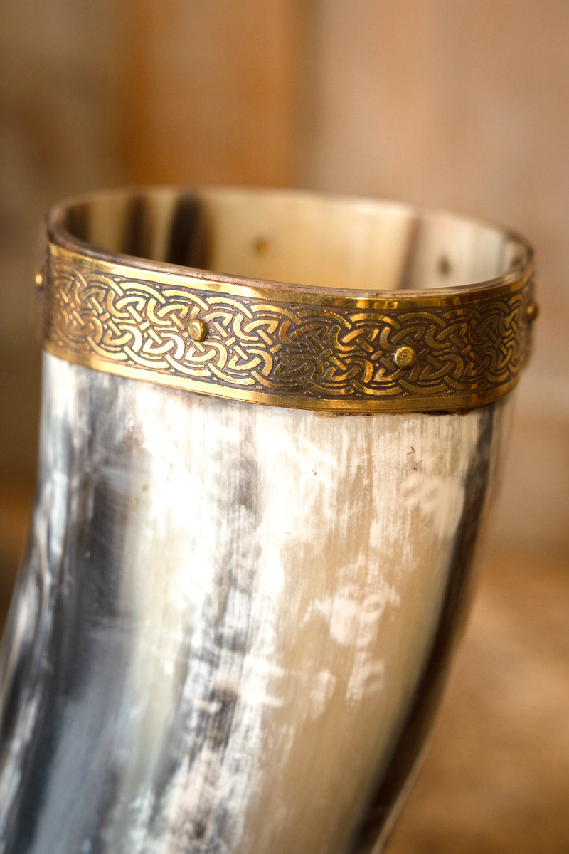 Corne à boire avec roue solaire, 300-500 ml 