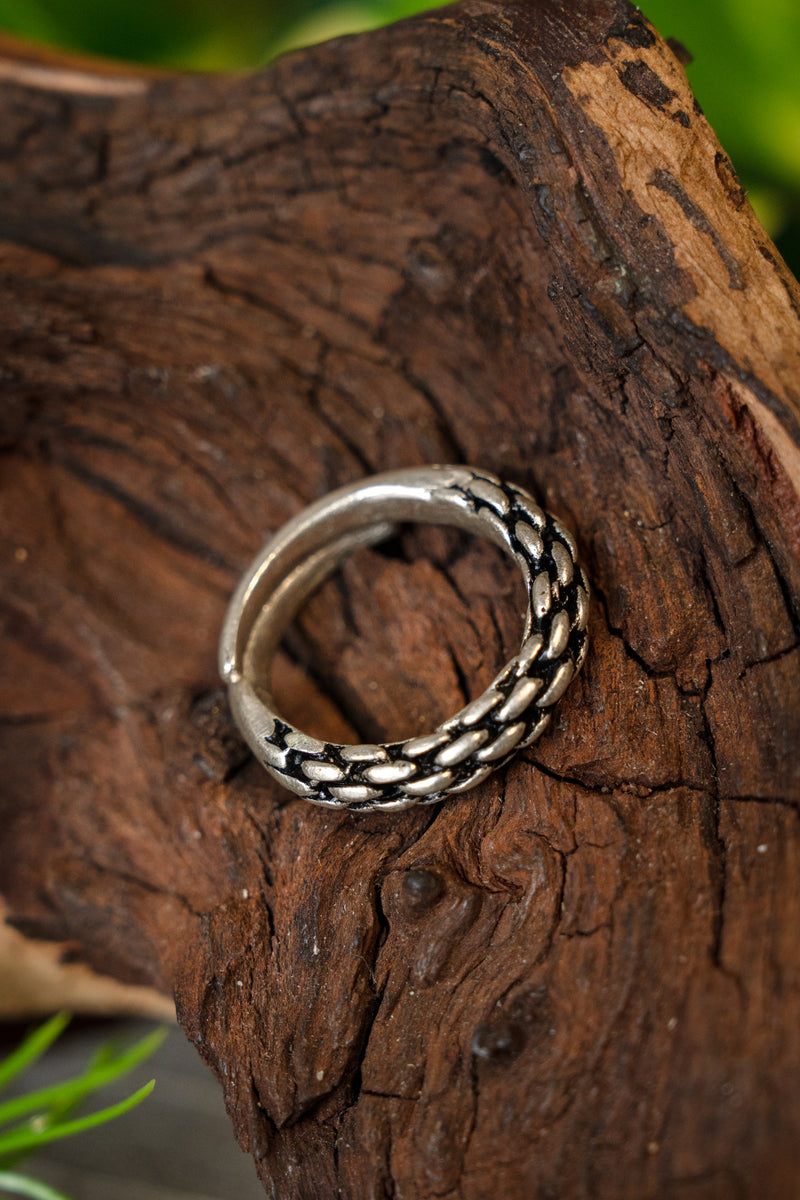 9e-10e eeuwse Vikingring, verzilverd brons