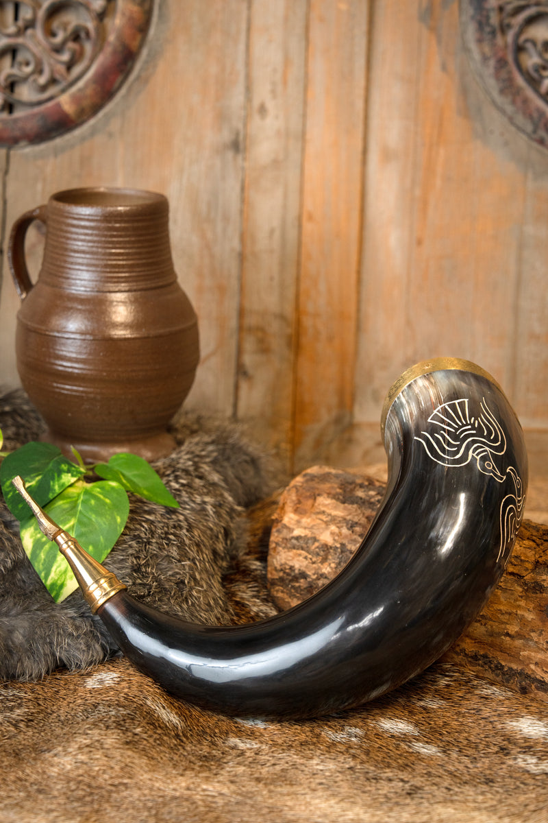 Trinkhorn Wodan / Odin, 300-500 ml 