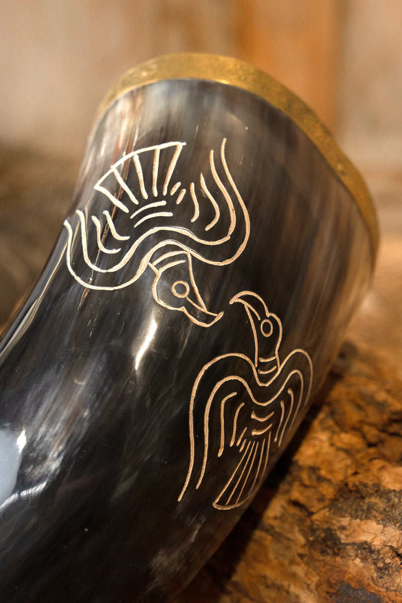 Trinkhorn Wodan / Odin, 300-500 ml 