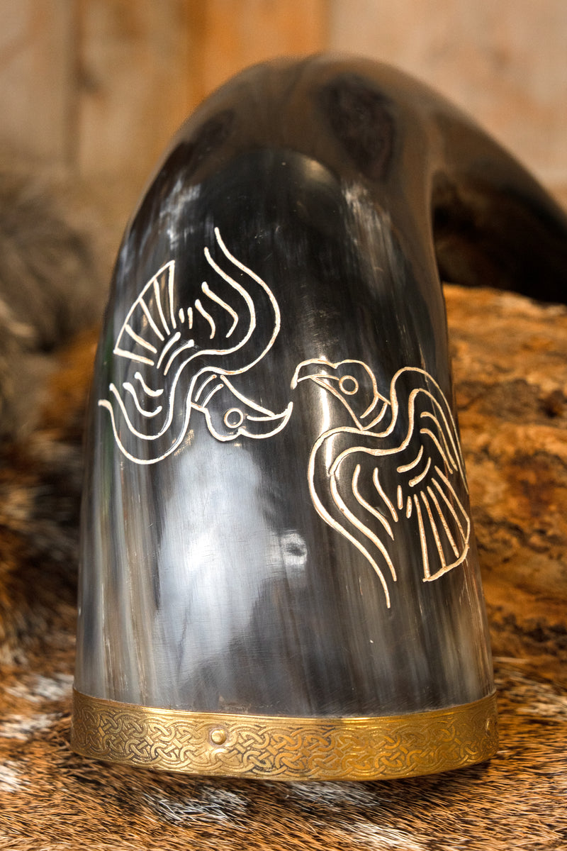 Trinkhorn Wodan / Odin, 300-500 ml 