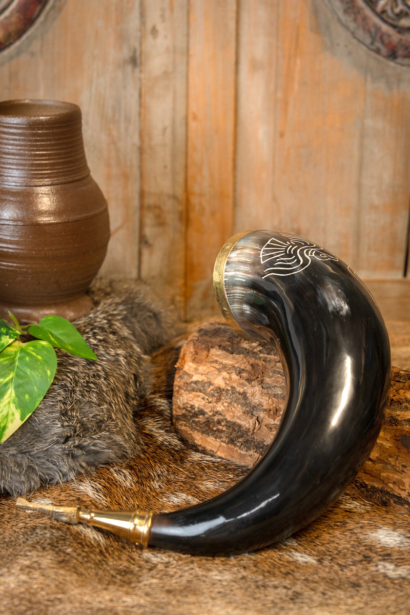 Trinkhorn Wodan / Odin, 300-500 ml 