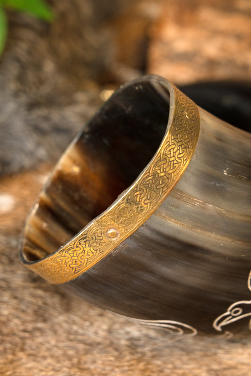 Trinkhorn Wodan / Odin, 300-500 ml 