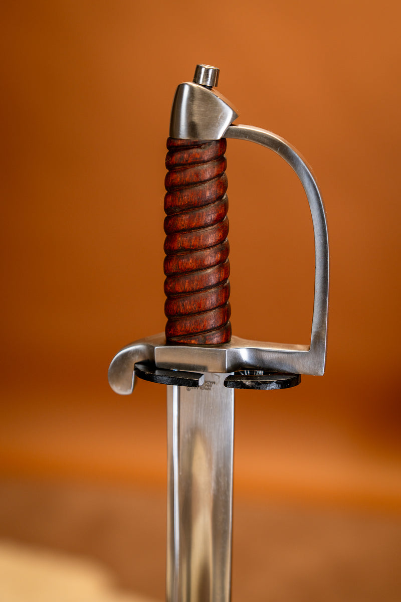 Officierssabel Zevenjarige Oorlog Amerikaanse Revolutie, semi-scherp