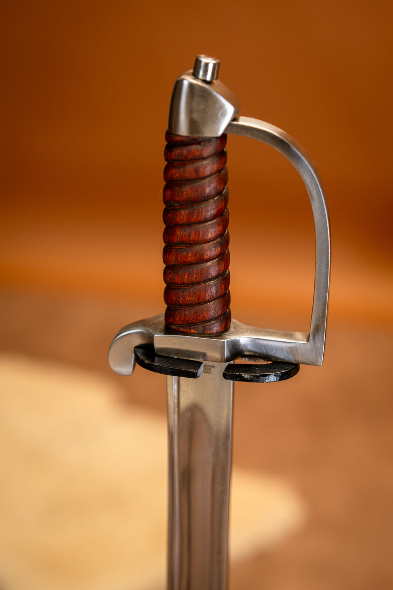 Officierssabel Zevenjarige Oorlog Amerikaanse Revolutie, semi-scherp