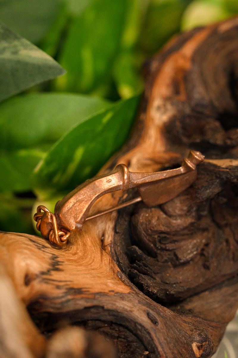 Trompetfibel 1.-4. Jahrhundert, Bronze 