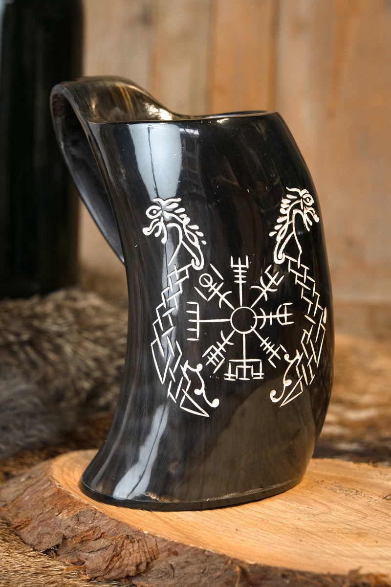 Viking hoorn mok Jormungandr, 500-650 ml