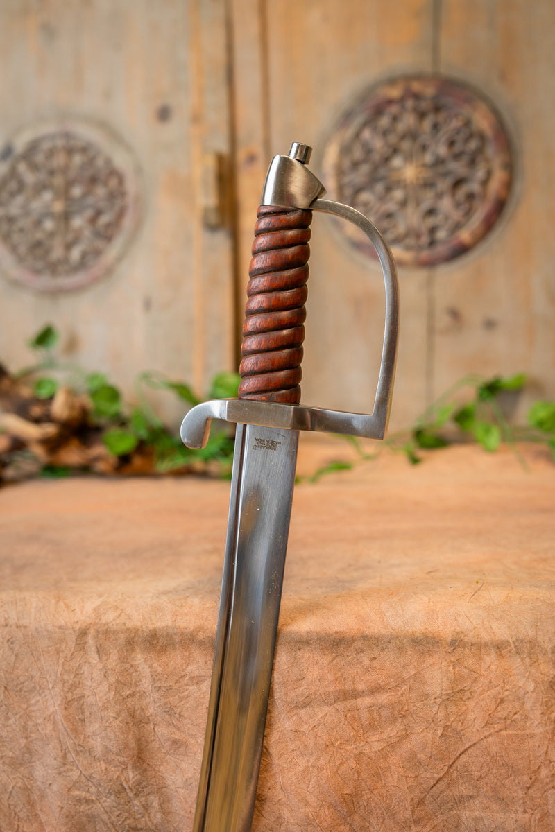 Officierssabel Zevenjarige Oorlog Amerikaanse Revolutie, semi-scherp