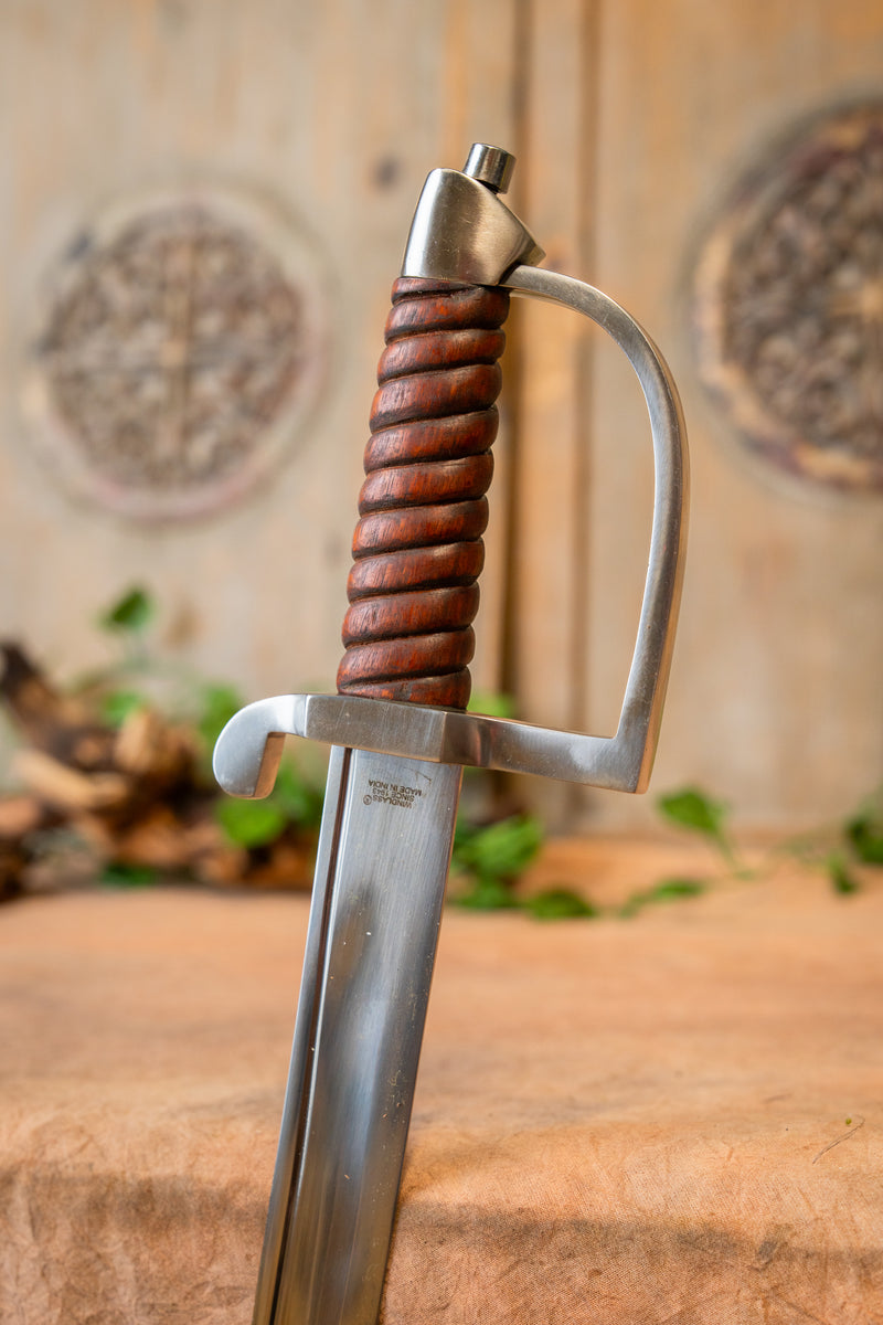 Officierssabel Zevenjarige Oorlog Amerikaanse Revolutie, semi-scherp