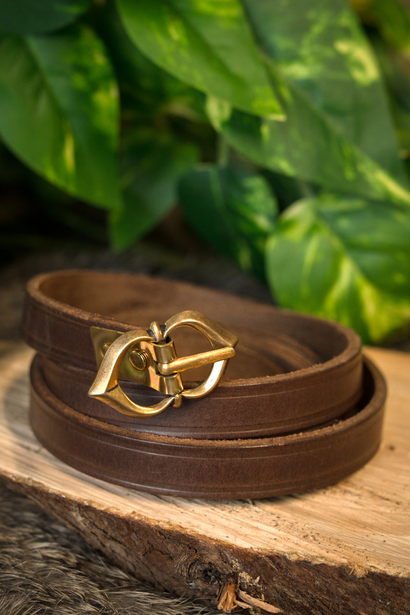 15:e århundradet bälte Warwick, 151 cm, brun 