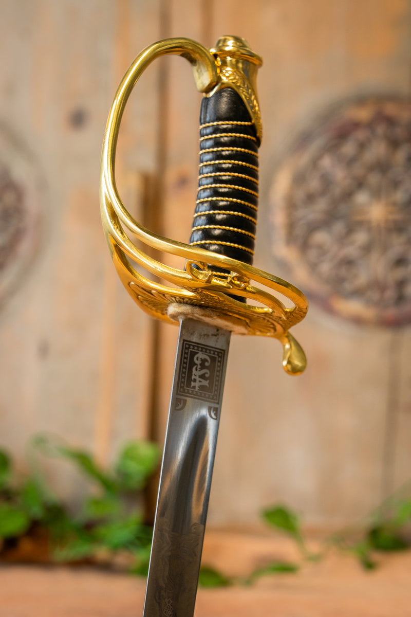 Amerikaanse Burgeroorlog sabel Confederatie, semi-scherp