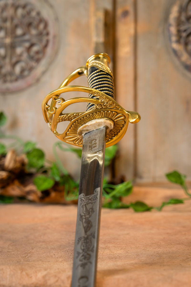 Amerikaanse Burgeroorlog sabel Confederatie, semi-scherp