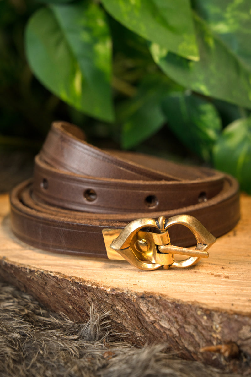 15:e århundradet bälte Warwick, 151 cm, brun 