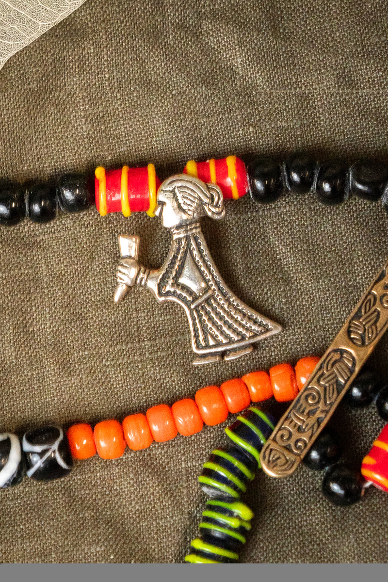 Glaskralen, 10 stuks, rood