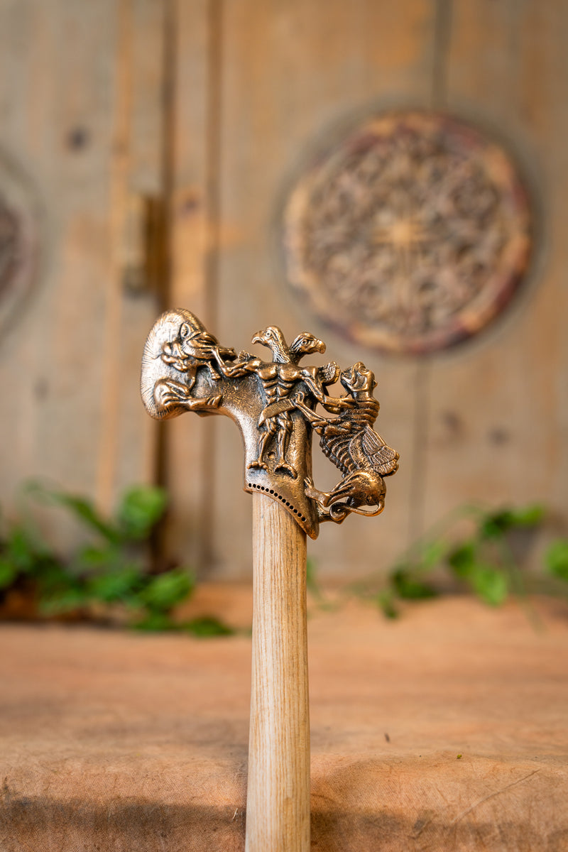 Scythische sagaris, semi-scherp