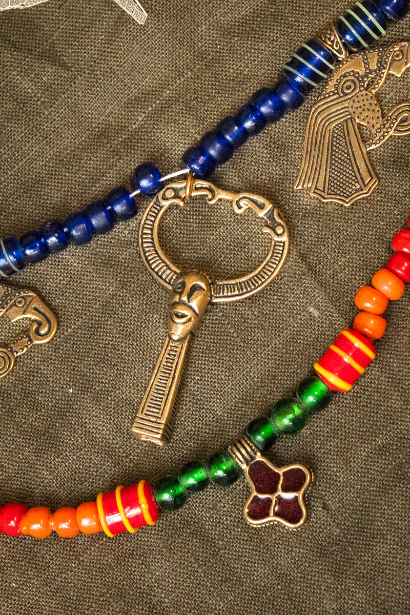 Glaskralen, groen, 10 stuks