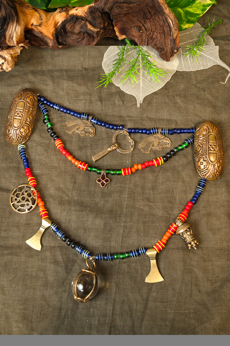 Glaskralen, 10 stuks, rood