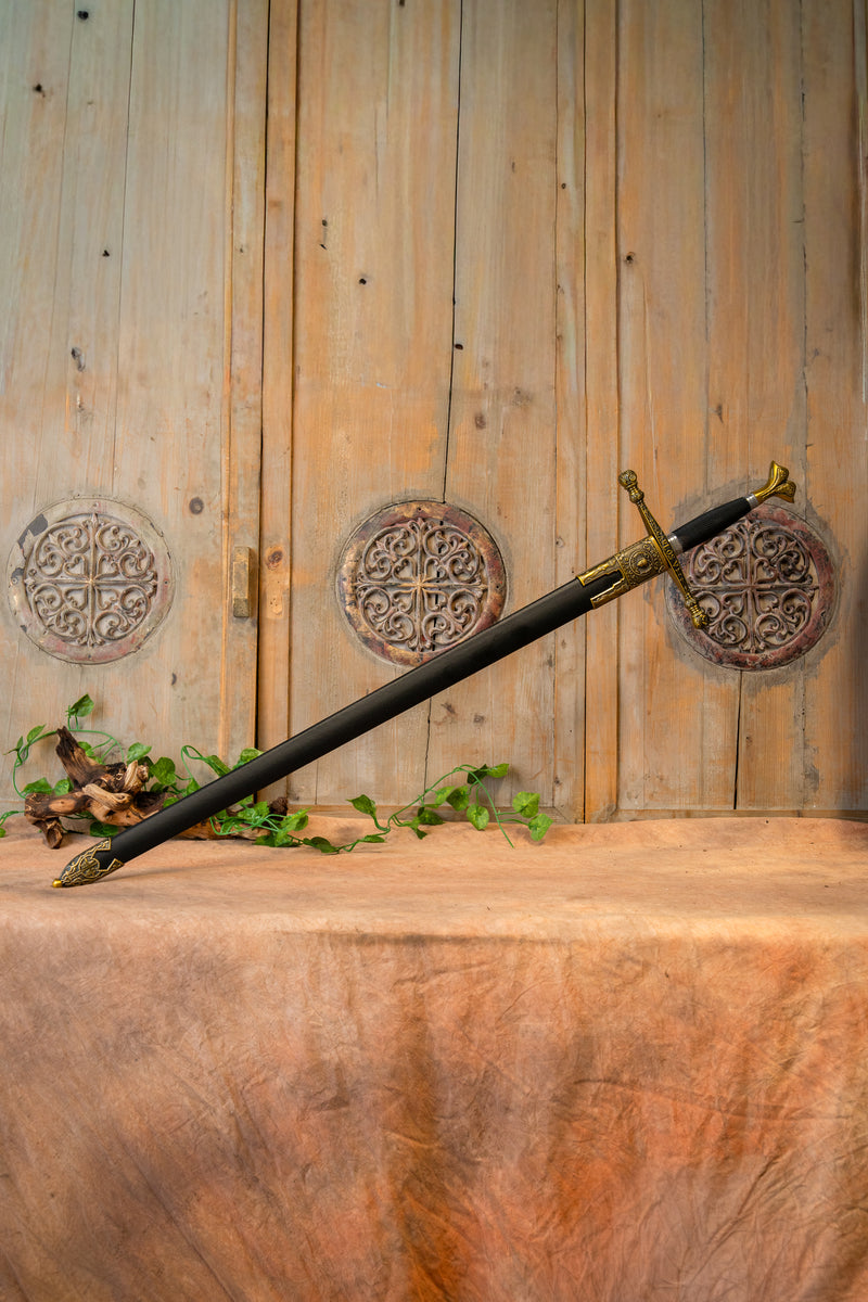 Charles V épée avec fourreau, semi-affûté 