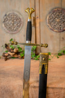 Charles V épée avec fourreau, semi-affûté 