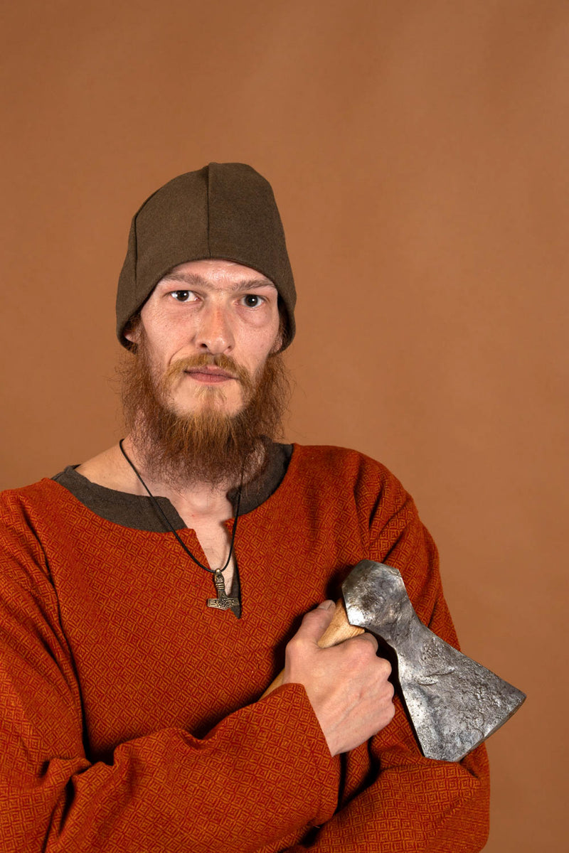 Thor's hammer widh eagle head, bronze