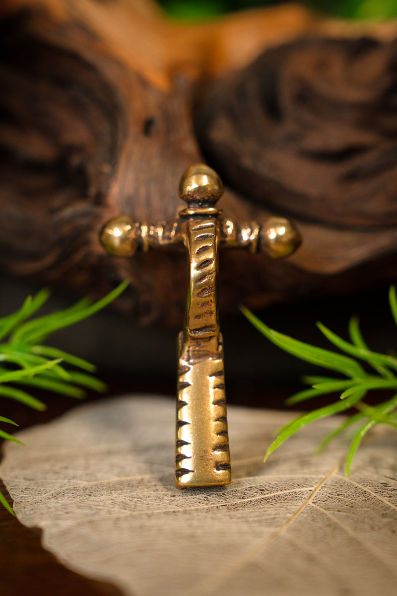 2e eeuwse Romano-Germaanse fibula, messing