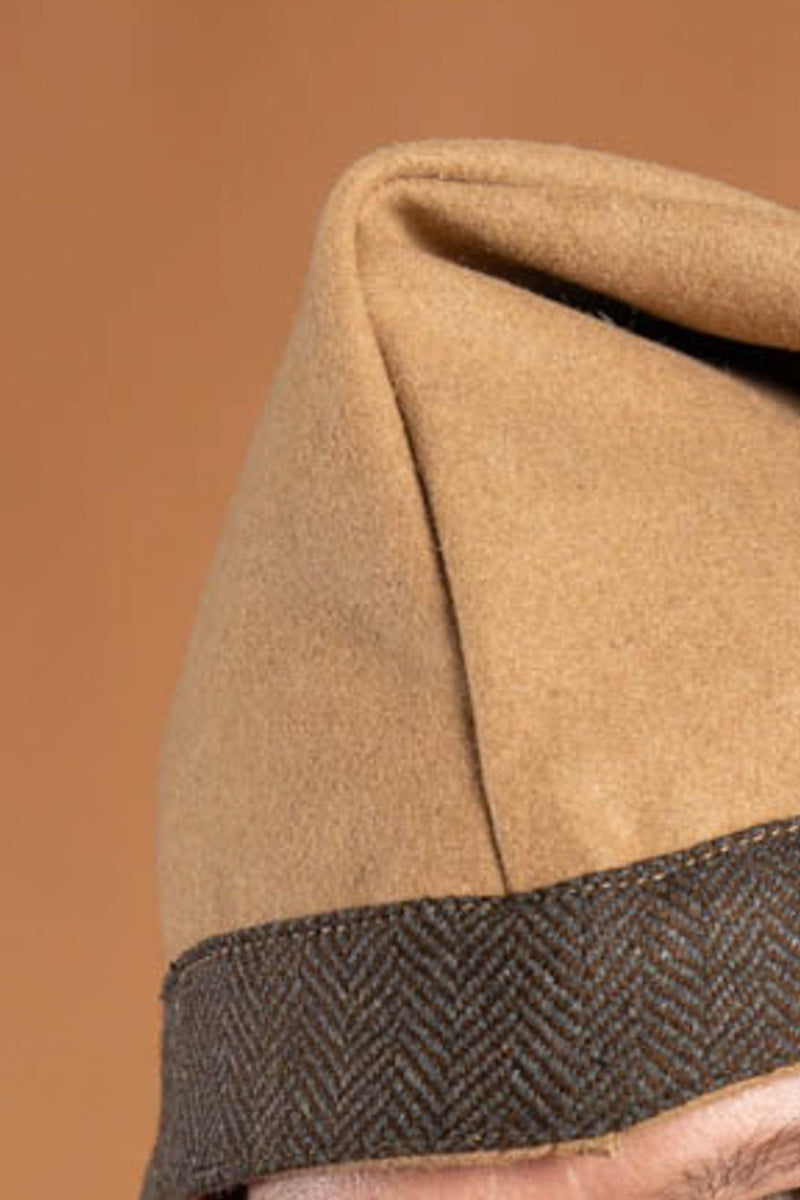 Viking muts Toki, zand, wolmix