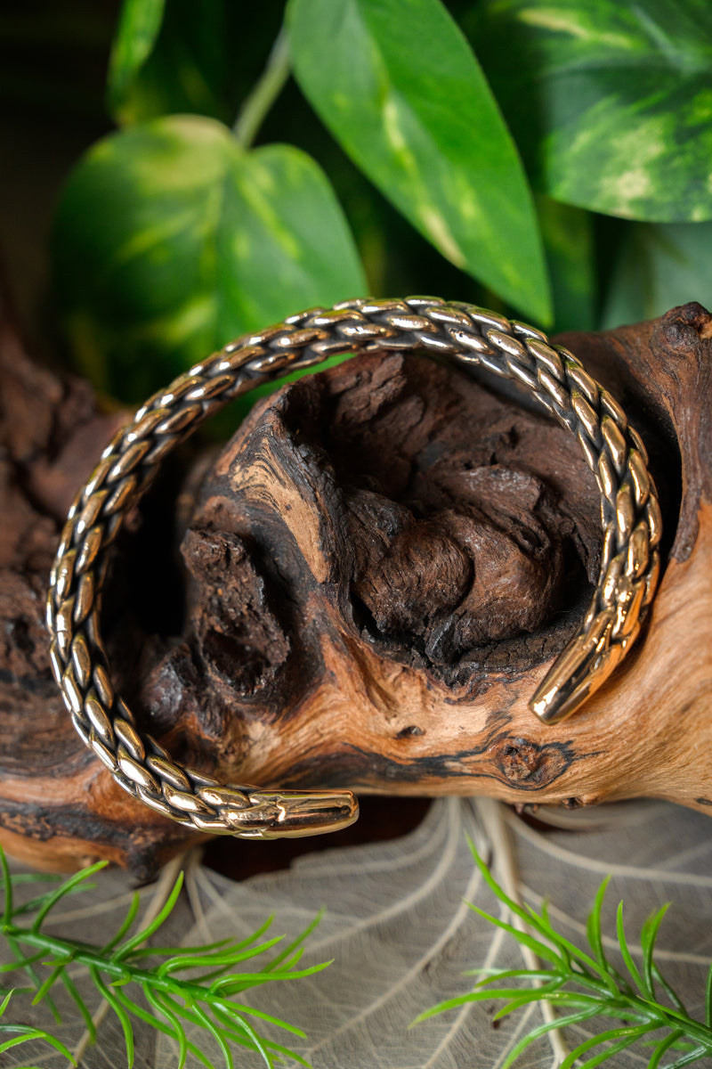Braided bracelet, bronze