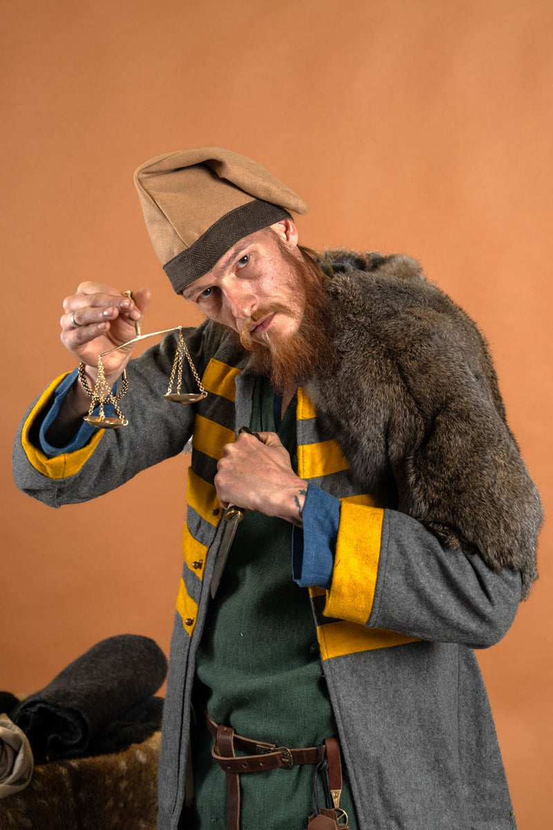 Bont kraag Thor, bruin