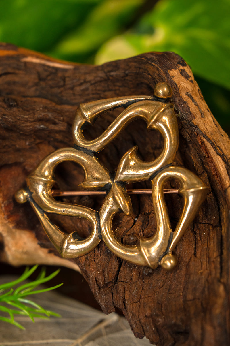 Romeinse trompetfibula, brons