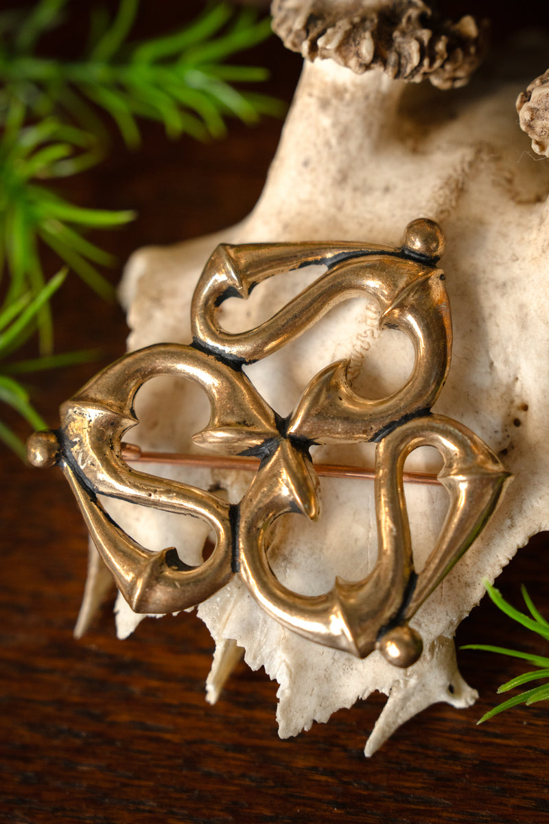 Romeinse trompetfibula, brons