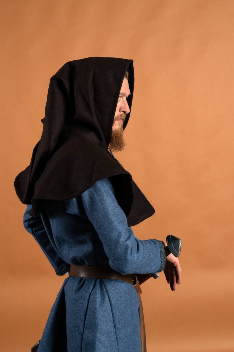 Kapuze Cucullus, Wollmischung, braun 