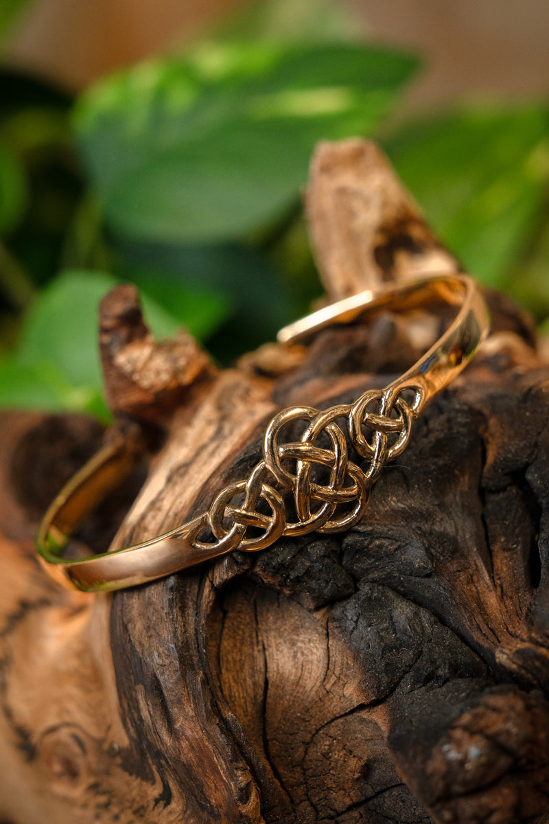 Armband met Keltische knoop, brons