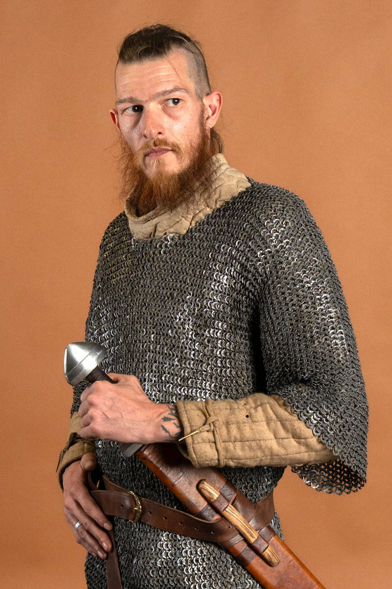 Haubergeon, flat rings, round rivets 8 mm