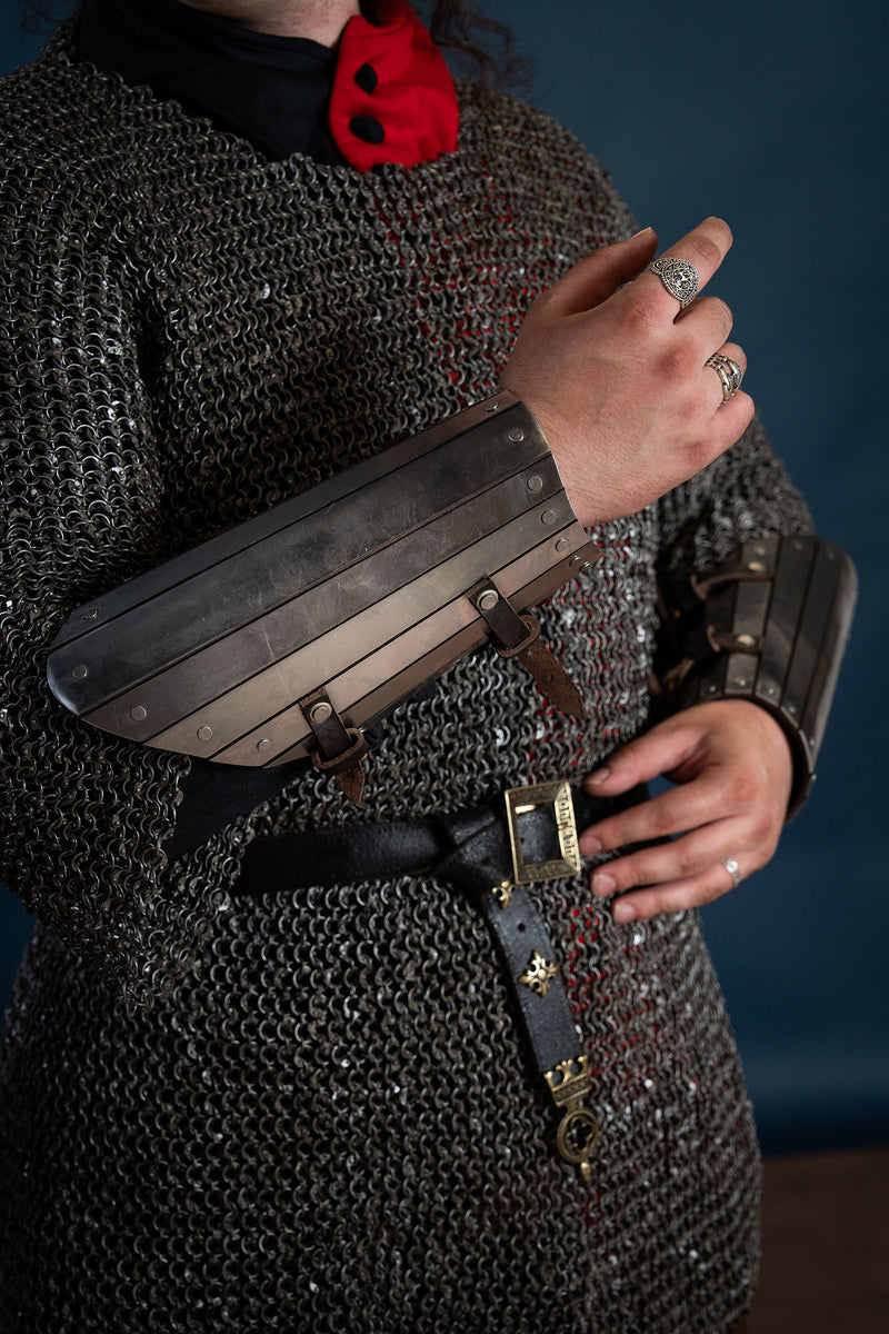 Stalen bracer, onderarmbeschermer, 1.6 mm