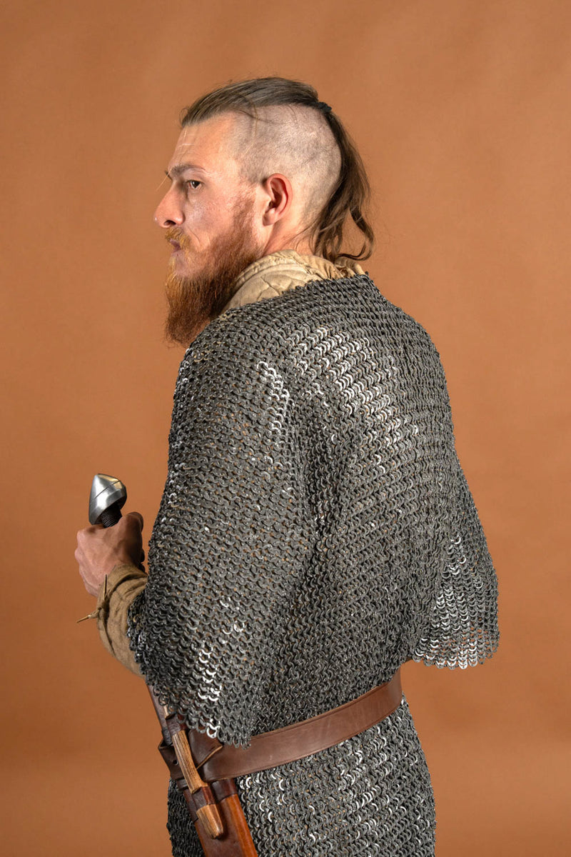 Haubergeon, flat rings, round rivets 8 mm