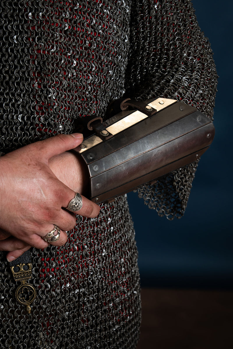 Stalen bracer, onderarmbeschermer, 1.6 mm