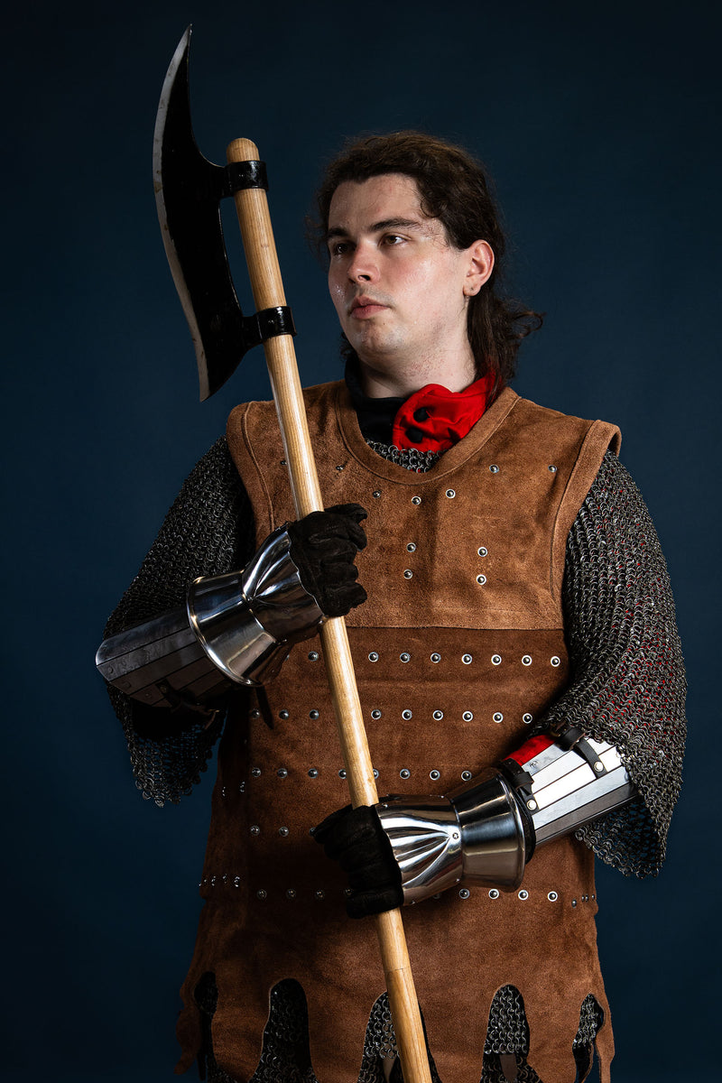 Stalen bracer, onderarmbeschermer, 1.6 mm