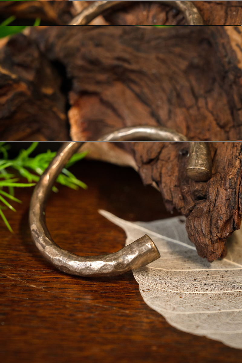 Merowingische Armband, versilberte Bronze 