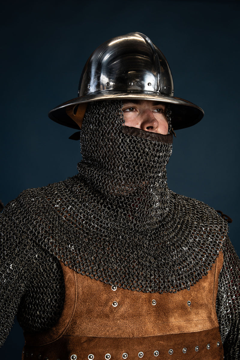Kettle hat, 14th–15th century, 2 mm (battle-ready)