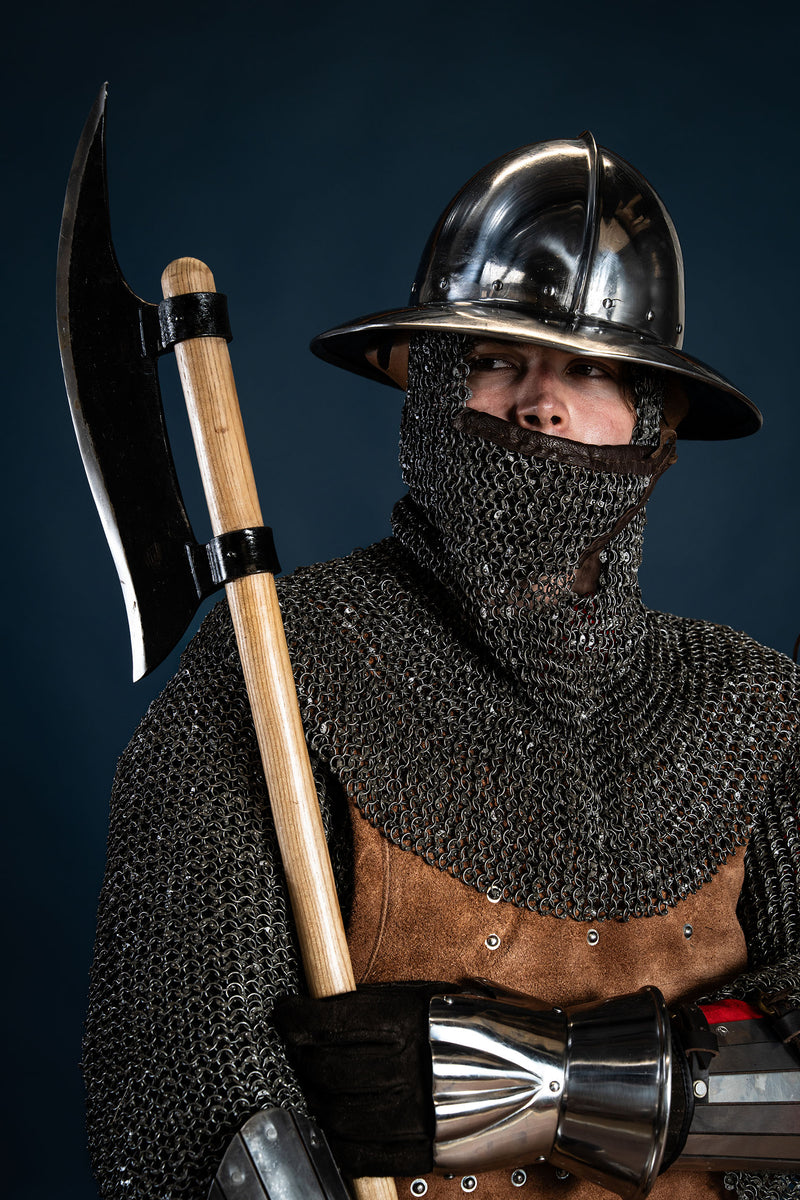 Voulge du 15e siècle, semi-tranchante 